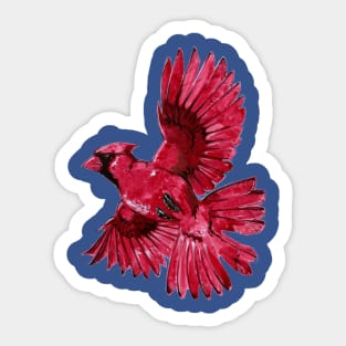 Watercolor Cardinal 1 Sticker